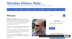 Desktop Screenshot of mistakeswritersmake.com